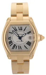 Cartier Roadster 2524 37mm Yellow gold White