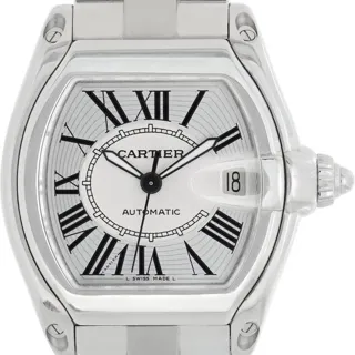 Cartier Roadster W62025V3 37mm Stainless steel Silver