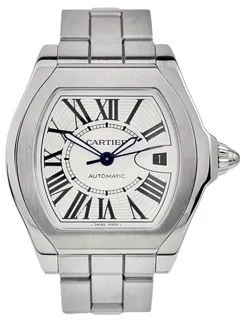 Cartier Roadster W6206017 40mm Stainless steel White