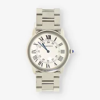 Cartier Ronde Solo de Cartier 2934 36mm Stainless steel Silver