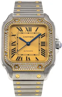 Cartier Santos de Cartier W3SA0007 Stainless steel Champagne