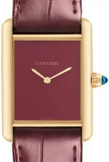 Cartier Tank Louis WGTA0190 25.5mm Yellow gold burgundy