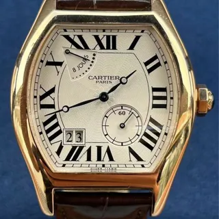 Cartier Tortue W1545851 Rose gold Silver