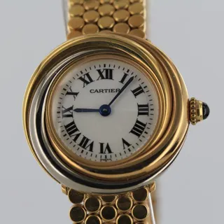 Cartier Trinity 2357 27mm Yellow gold White