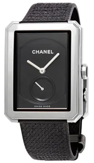 Chanel Boy-Friend H5201 Stainless steel Black