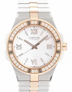 Chopard Alpine Eagle 298601-6002 36mm Rose gold and Stainless steel White