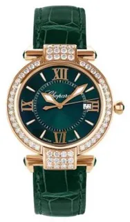 Chopard Imperiale 384221-5015 36mm Rose gold Green