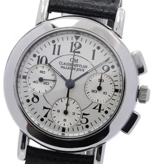 Claude Meylan 8710 39mm Steel Silver