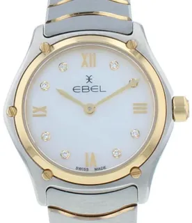 Ebel Sport Classic 1216442A 33mm Yellow gold and Stainless steel White