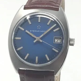 Eterna Matic 34mm Stainless steel Blue