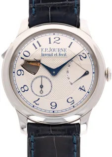 F.P. Journe Répétition Souveraine Stainless steel Blue and White