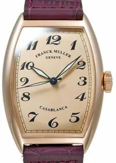 Franck Muller Casablanca 5850 45mm Rose gold Salmon