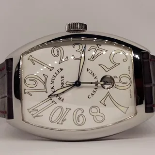 Franck Muller Casablanca 8880 C DT 39mm Stainless steel White