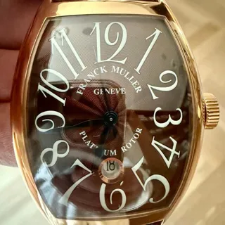 Franck Muller Casablanca 8880 SC DT 39mm Rose gold Brown