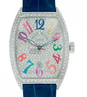 Franck Muller Color Dreams 7880 SC DT D6 CD 36mm White gold Silver