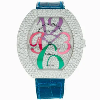 Franck Muller Color Dreams 3540 QZ COL DRM A D4 CD White gold Silver