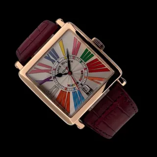 Franck Muller Color Dreams 6000 H SC DT R 36mm Rose gold Silver