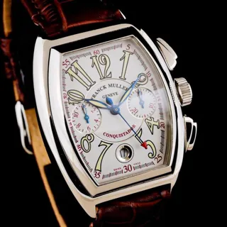 Franck Muller Conquistador 8005 CC 49mm Stainless steel Silver