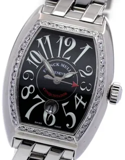 Franck Muller Conquistador 8005 L D 1R 28mm Stainless steel Black