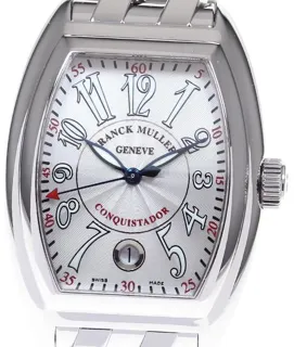 Franck Muller Conquistador 8005 sc 35mm Stainless steel Silver