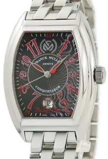 Franck Muller Conquistador 8005HSC 8005HSCRSUN 48.5mm Stainless steel Black