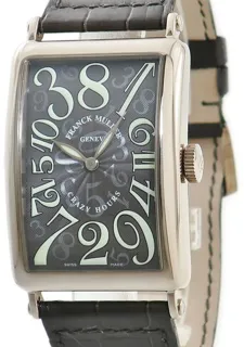 Franck Muller Crazy Hours 1200 CH 45mm White gold Gray