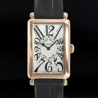 Franck Muller Long Island 952 QZ 26mm Rose gold Silver