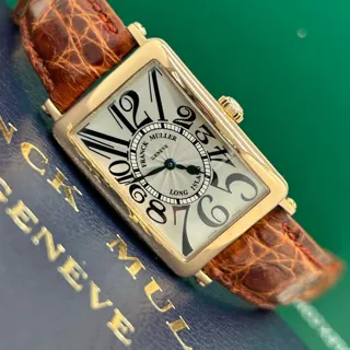 Franck Muller Long Island 952 QZ 26mm Rose gold Silver