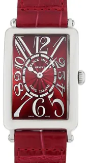 Franck Muller Long Island 952QZ RED  AC 32.5mm Stainless steel Red