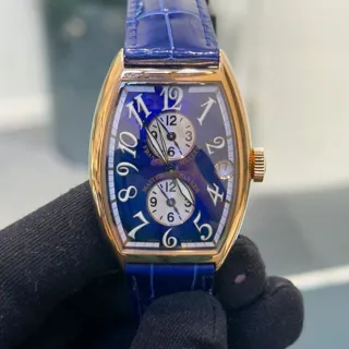 Franck Muller Master Banker 5850 MB 32mm Rose gold Blue