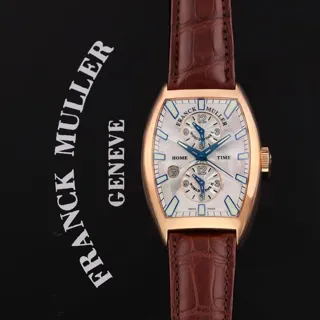 Franck Muller Master Banker 8880 MB SC DT IND 5N 39.5mm Rose gold Silver