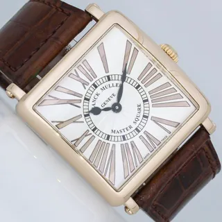 Franck Muller Master Square 6002 M QZ 33mm Rose gold Silver