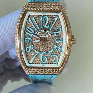 Franck Muller Vanguard V32 SC AT FO 32mm Rose gold