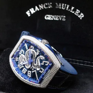 Franck Muller Vanguard V45SCDT-CM4-DC710 44mm Stainless steel Blue