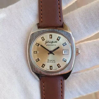 Glashütte BISON 36mm Silver