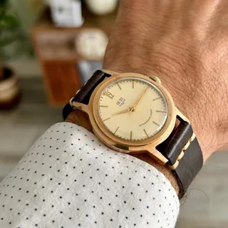 Glashütte 36mm Yellow gold White