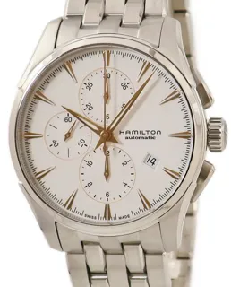 Hamilton Jazzmaster Auto Chrono H32586111 42mm Stainless steel White