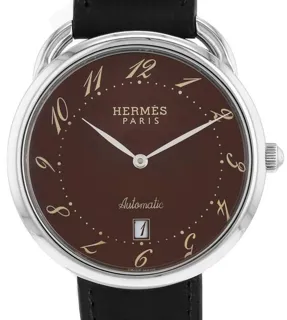 Hermès Arceau AR4.810 41mm Stainless steel Black