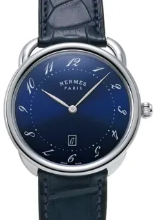 Hermès Arceau AR7Q.810 40mm Stainless steel Blue