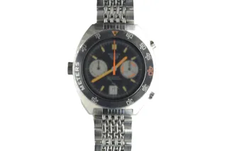 Heuer Autavia Stainless steel Black