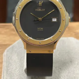 Hublot Classic 1521.2 36mm Yellow gold and Stainless steel Black