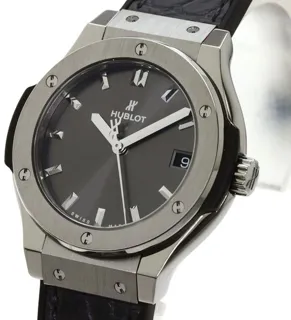 Hublot Classic Fusion Racing Grey 581.NX.7071.LR 33mm Stainless steel Gray