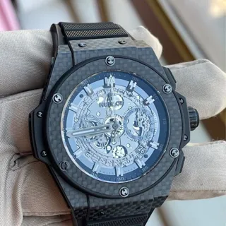 Hublot King Power 701.QX.0140.RX 48mm Carbon fiber Gray