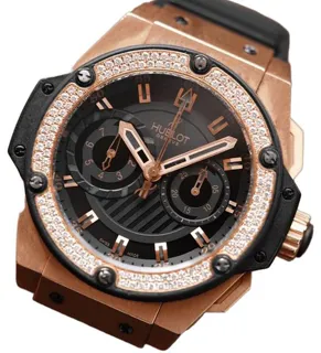 Hublot King Power 701.OX.0180.RX.1104 48mm Rose gold Skeletonized