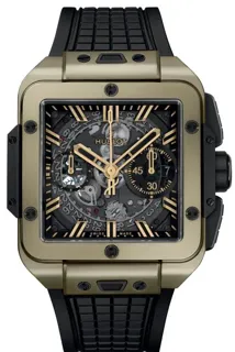 Hublot Square Bang 821.MX.0130.RX 42mm Yellow gold Black