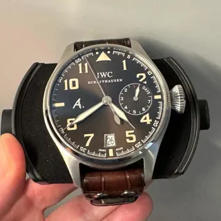 IWC Big Pilot IW500422 ( EXUPÉRY) 46mm Stainless steel Brown