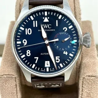 IWC Big Pilot IW500916 (LE  ) 46mm Stainless steel Blue