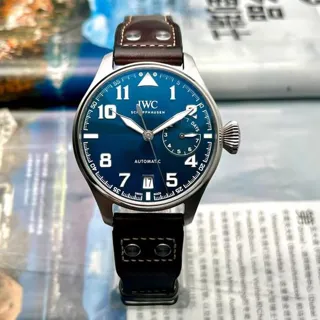 IWC Big Pilot IW500908 (LE  ) 46mm Stainless steel Blue