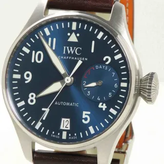 IWC Big Pilot IW500916 (LE  ) 46mm Stainless steel Blue