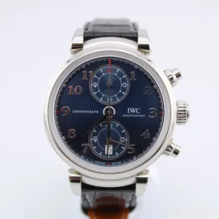 IWC Da Vinci IW393402 42mm Stainless steel Blue